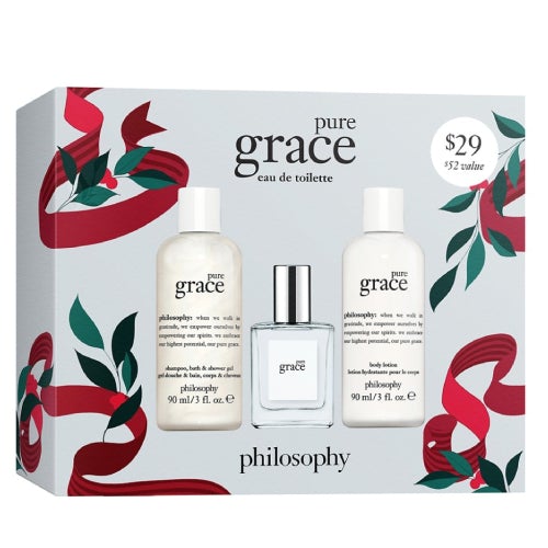 Philosophy Pure Grace Mini Luxury 3-Piece Holiday Set