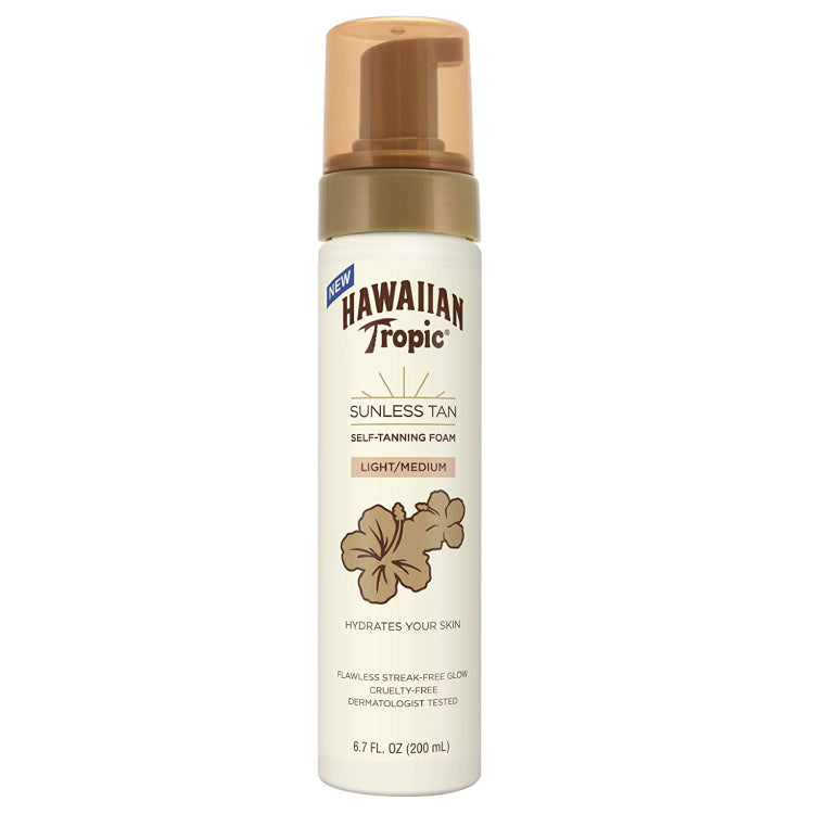 Hawaiian Tropic Self Tanning Foam 6.7 oz - Get a Gorgeous Hawaiian Glow!