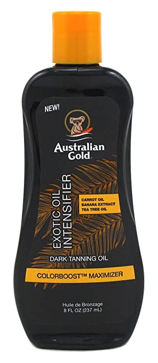 Australian Gold 8 oz Dark Tanning Oil Intensifier - Get a Stunning Tan!