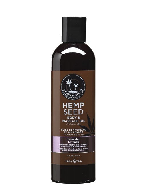 Earthly Body Enchanting Lavender Massage Oil - 8 oz