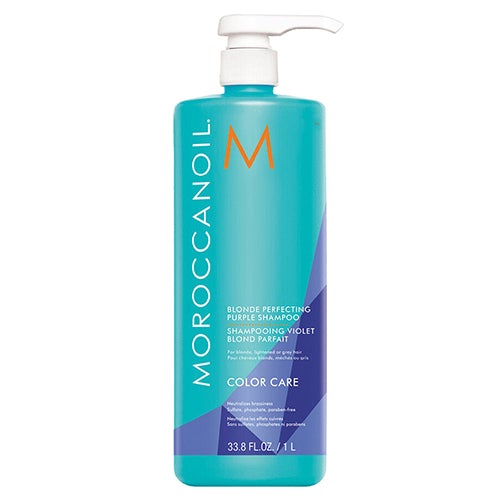 Moroccanoil Purple Magic Shampoo - Transform Your Blonde, Lightened, or Grey Hair