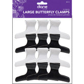 DIANE LARGE 3 1/4 INCH BUTTERFLY CLAMPS - 12 PACK