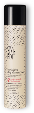 Style Edit Invisible Dry Shampoo - 3.6 oz Instant Hair Refresh