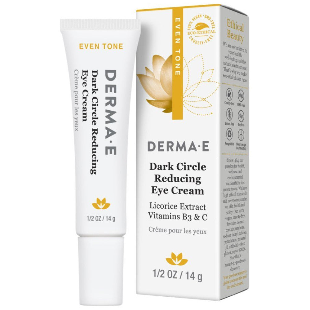 Derma E's Miracle Evenly Radiant Dark Circle Eye Creme - 0.5 oz