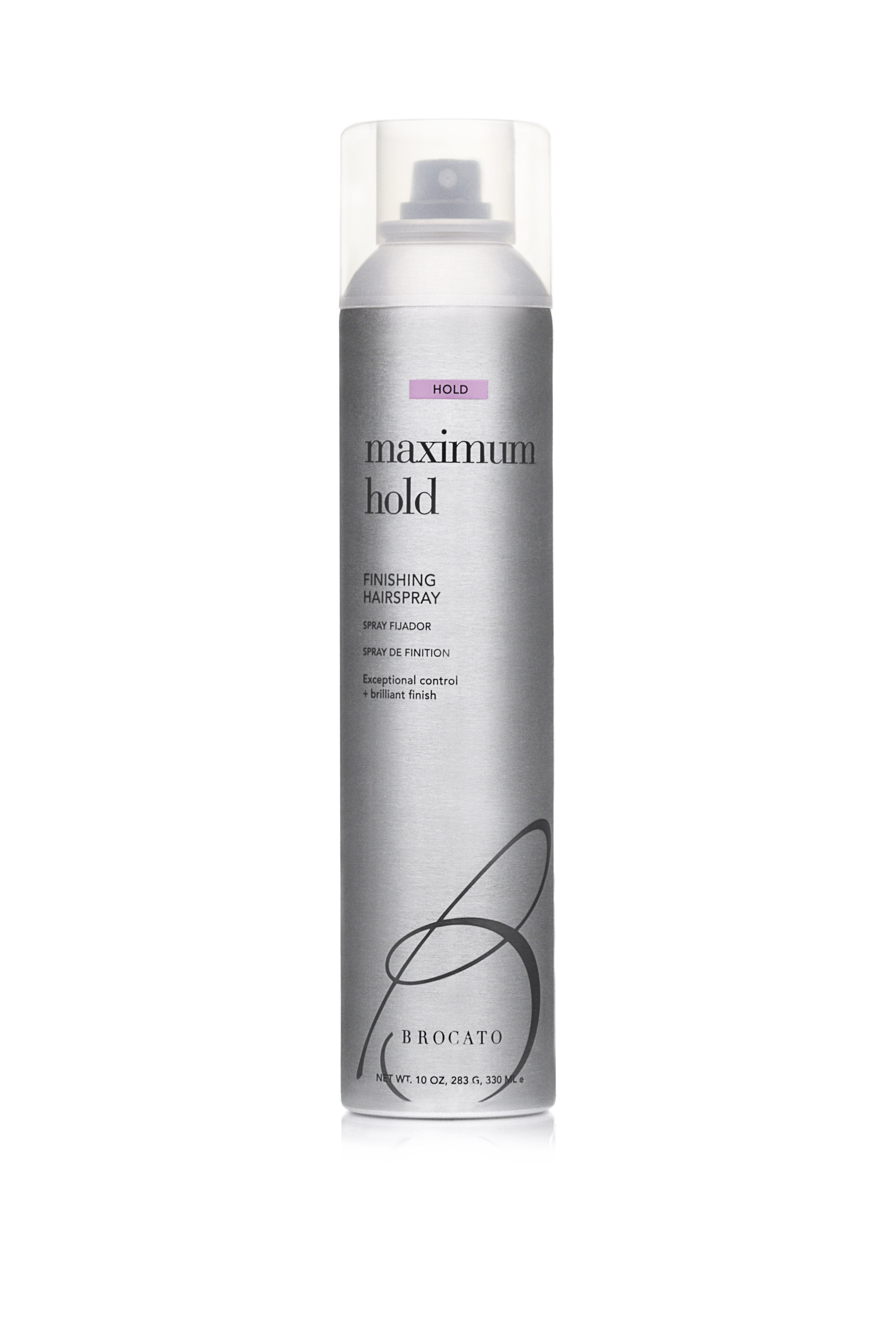 BROCATO HAIR SPRAY: MAXIMUM HOLD 10 OZ - Lock in Your Style!