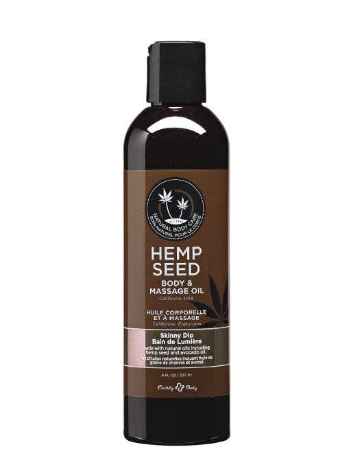 Earthly Body Skinny Dip 8 oz Luxury Massage Oil