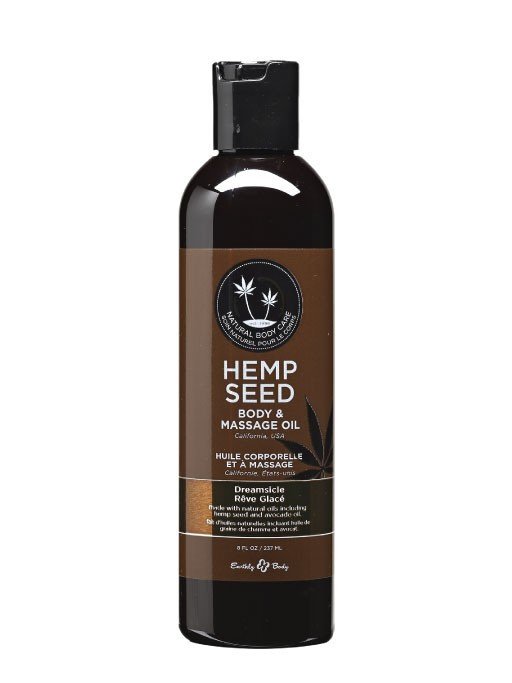 Earthly Body Dreamsicle 8 oz Luxury Massage Oil