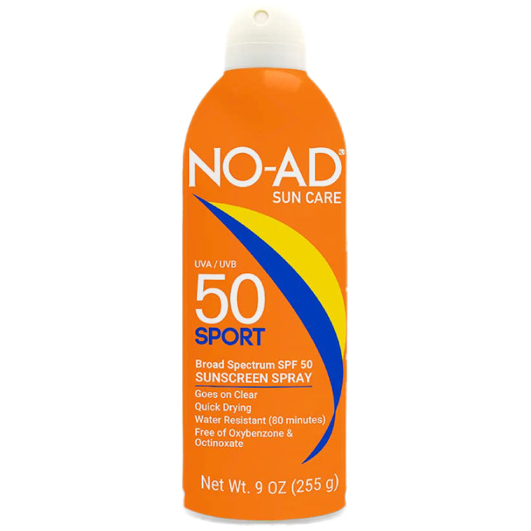NO AD SPF50 Sport Sunscreen Spray - 9 oz: Your Ultimate Sun Defense!