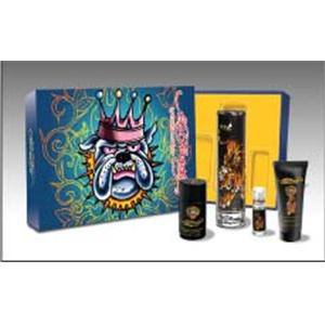 Ed Hardy Men's King Dog 4-Piece Luxury Set