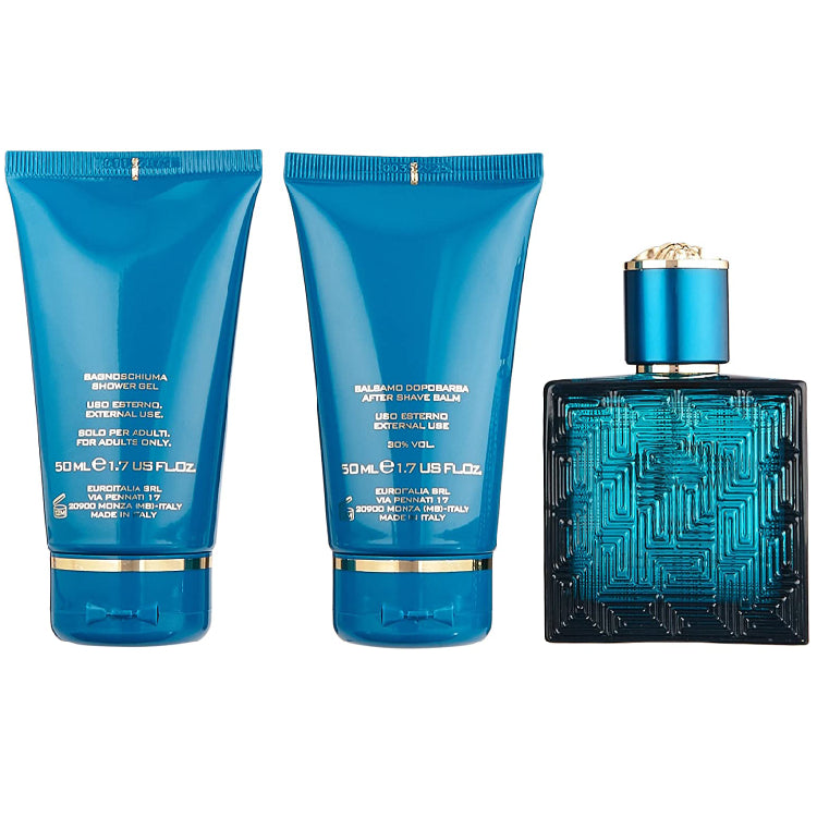 Gianni Versace Eros Men's Luxury 3-Piece Gift Set