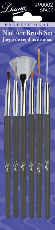 Diane 6-Piece Nail Art Brush Set - Unleash Your Creativity!