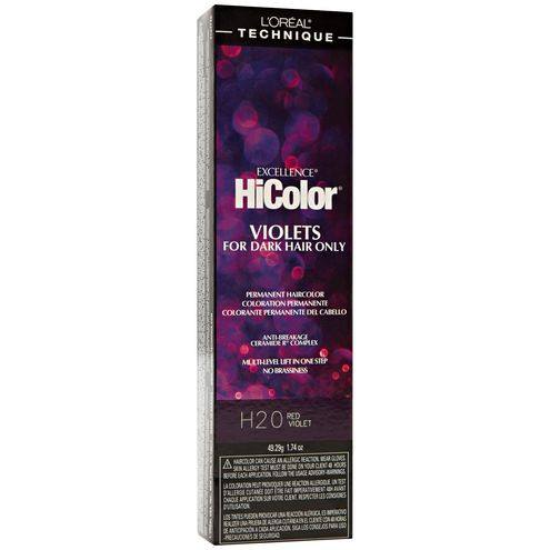 L'Oréal Professional Excellence HiColor: Stunning Black & Violet Hair Color