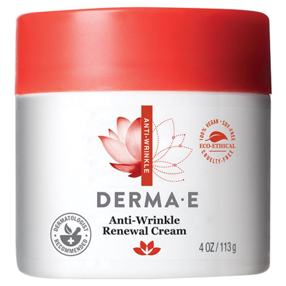 Derma E Anti-Wrinkle Renewal Cream - 4 oz Miracle for Youthful Skin