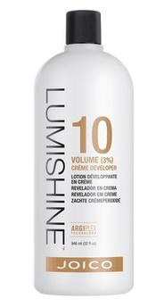 Joico Lumishine 10 Volume Creme Developer - 32 oz Bottle for Stunning Color
