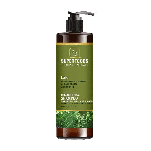 Be.Care.Love Superfoods Kale Damage Detox Shampoo - 12 oz: Revitalize Your Hair!