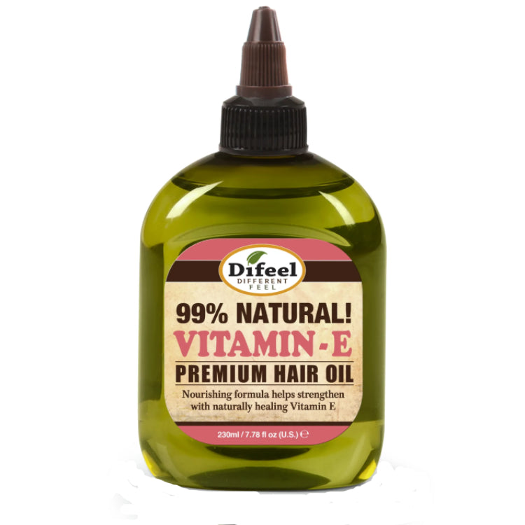 Difeel Premium Vitamin E Natural Hair Oil - 7.78 oz