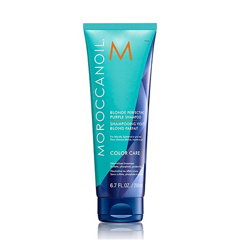 Moroccanoil Purple Magic Shampoo - Transform Your Blonde, Lightened, or Grey Hair