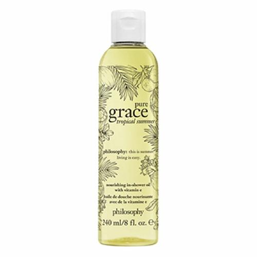 Philosophy Pure Grace Women's Tropical Summer In-Shower Oil - 8 oz
