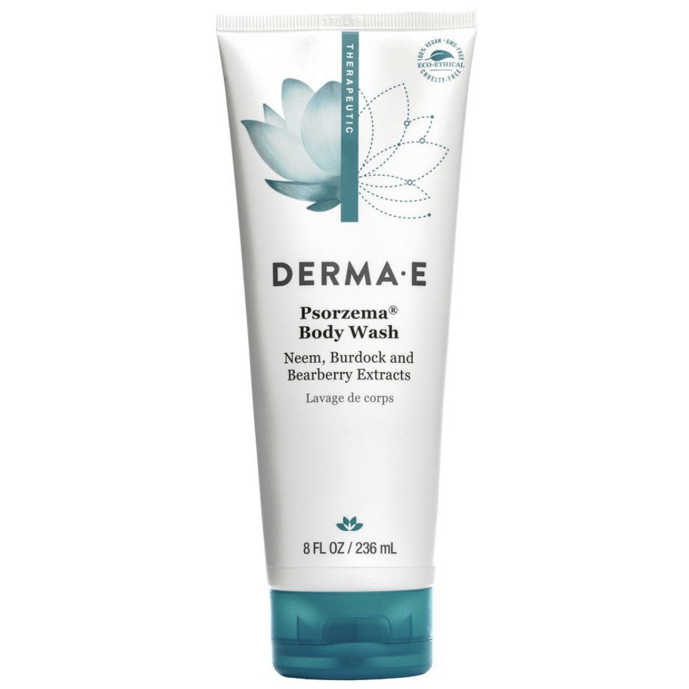 Derma E Psorzema Body Wash - 8 oz: Your Natural Skin Savior