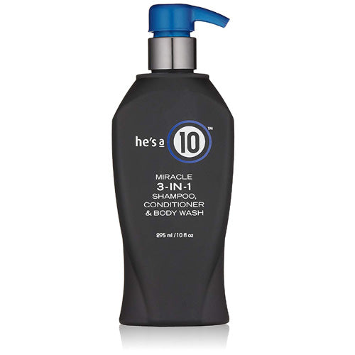 It's A 10 He's a 10 10 oz. Miracle 3-in-1 Shampoo, Conditioner, and Body Wash
