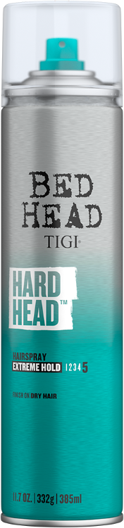 TIGI BED HEAD HARD HEAD HAIRSPRAY - 10 OZ for Unbeatable Hold