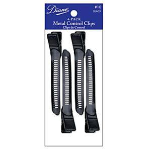 Diane's Stunning Metal Control Clips - 4 Pieces, 4 Inches