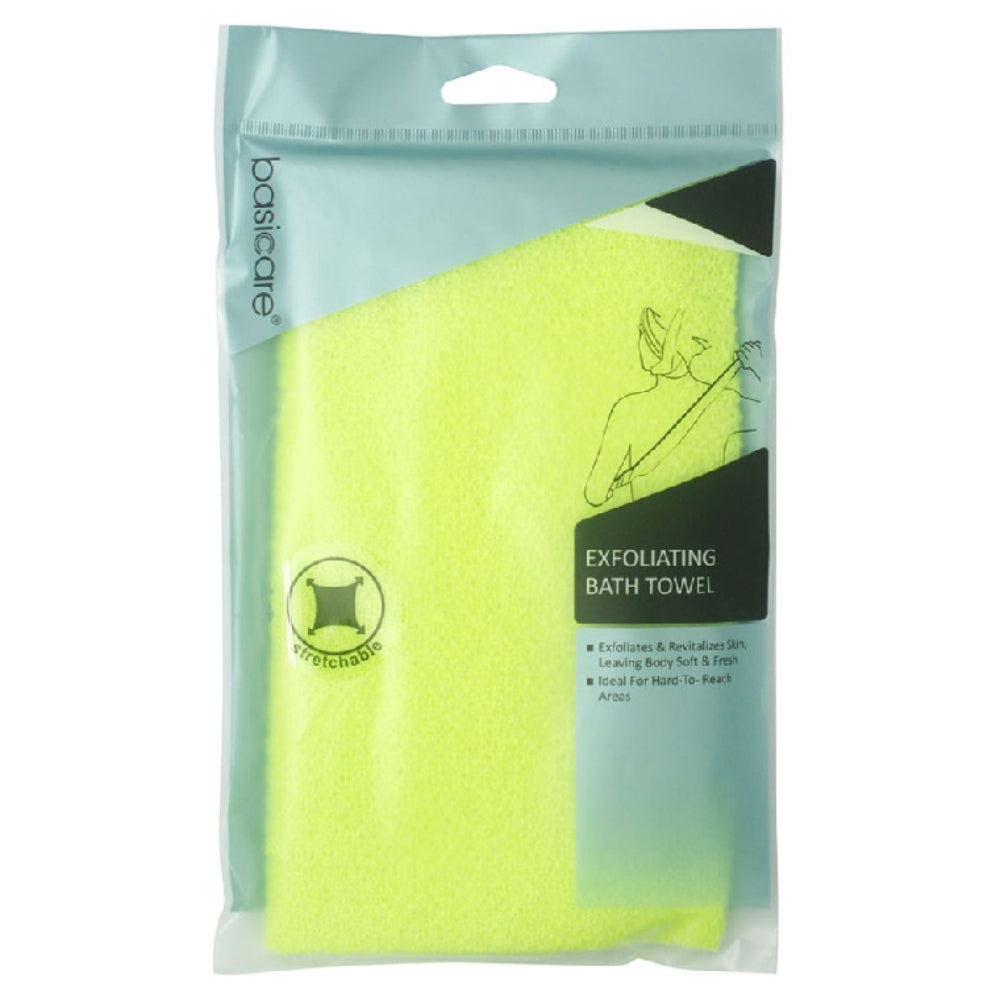 Revitalizing Basic Care Stretchable Exfoliating Bath Towel