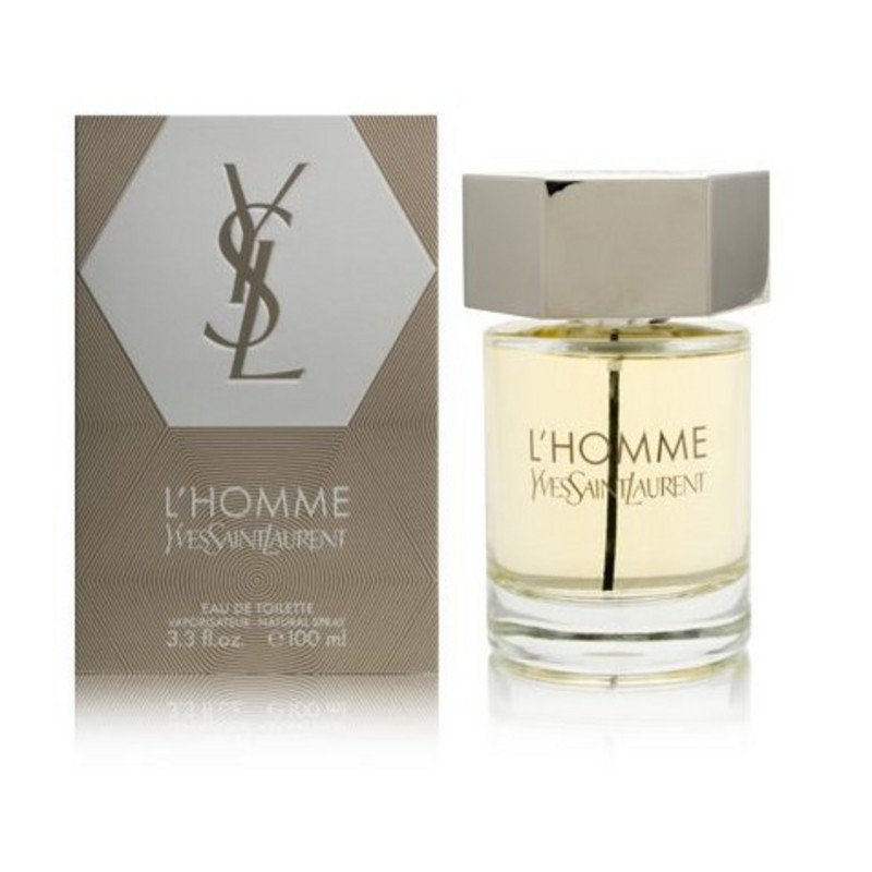 YVES ST LAURENT L'HOMME Men's Eau De Toilette Spray - 3.3 OZ