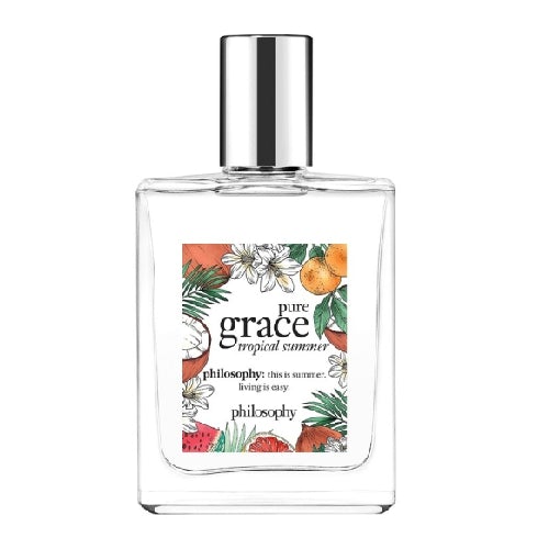 Philosophy Pure Grace Tropical Summer Eau De Toilette Spray for Women - 2 oz