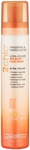 Giovanni 2Chic Ultra-Volume Big Body Hair Spray - 5.1 oz: Transform Your Fine Hair!