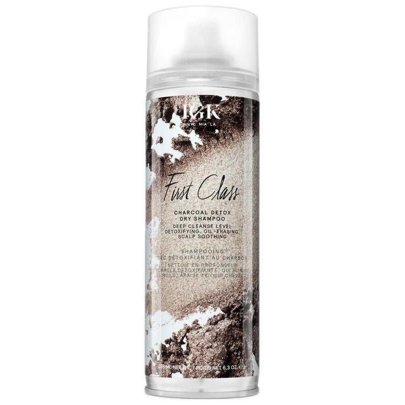 IGK First Class Charcoal Detox Dry Shampoo - 6.3 oz: Refresh Your Hair Instantly!