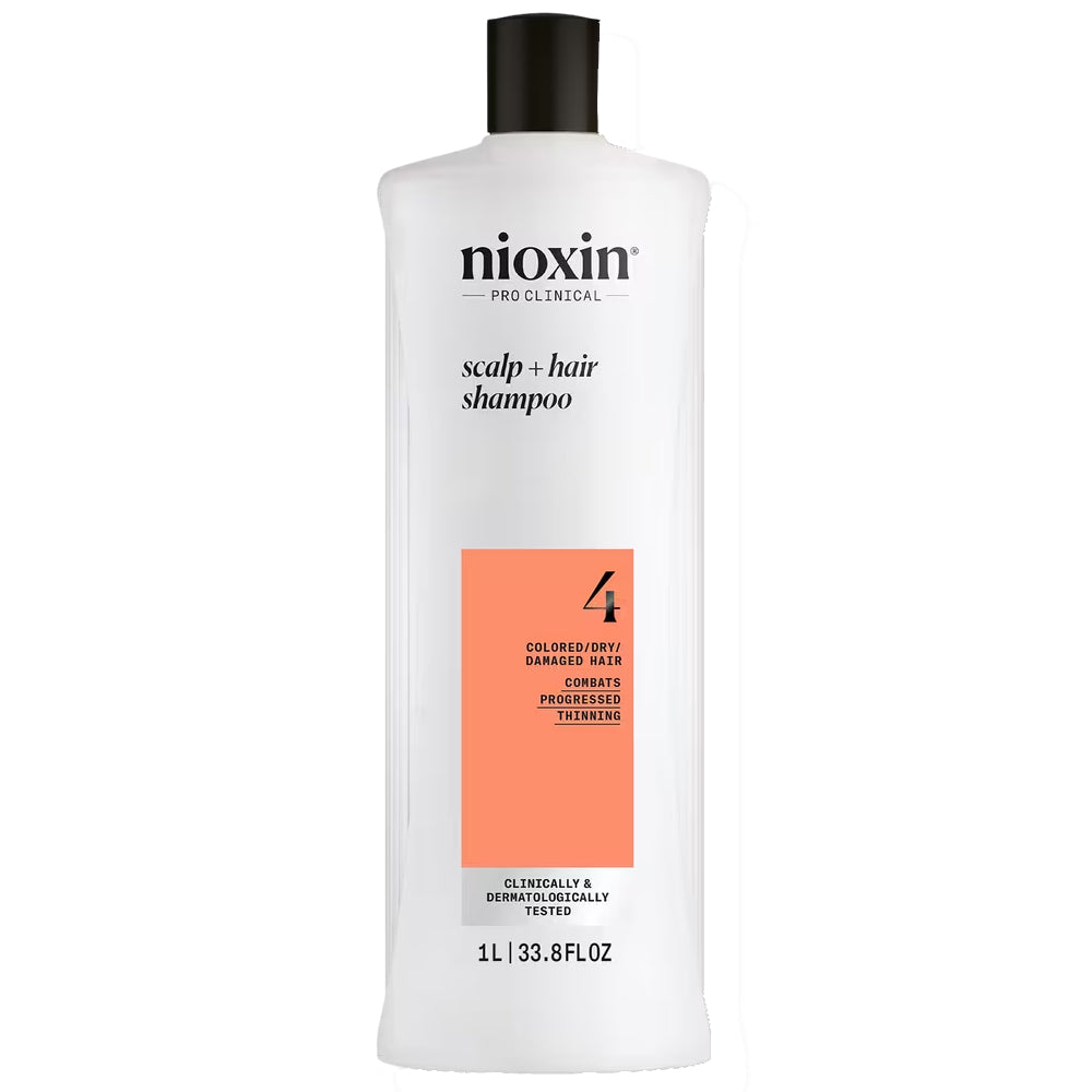 Nioxin System 4: The Ultimate Cleanser for Thinning, Treated Hair