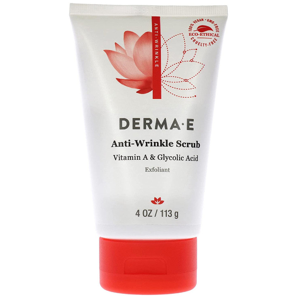 Derma E Anti - Wrinkle Vitamin A Glycolic Scrub: Transform Your Skin in 4 oz!