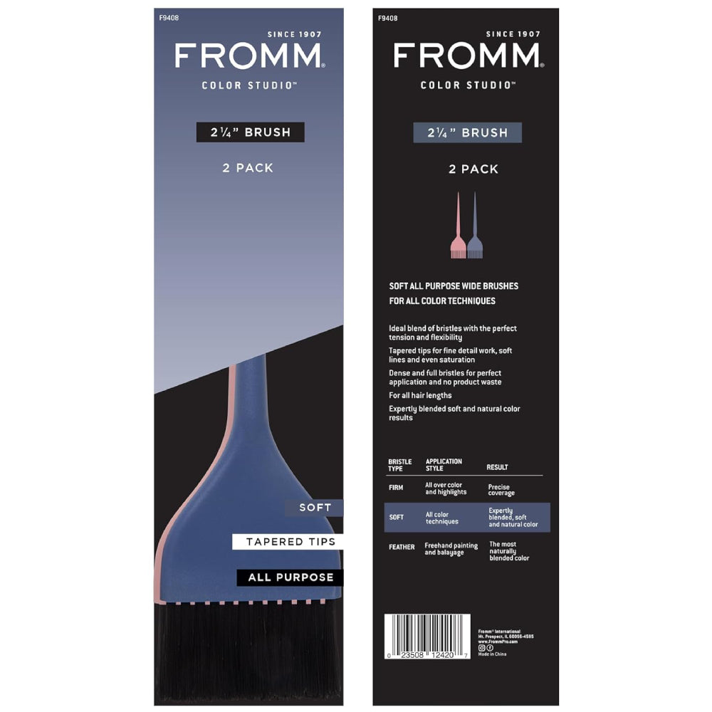 Fromm 2.25-Inch Soft Color Brushes - 2-Pack Bundle!