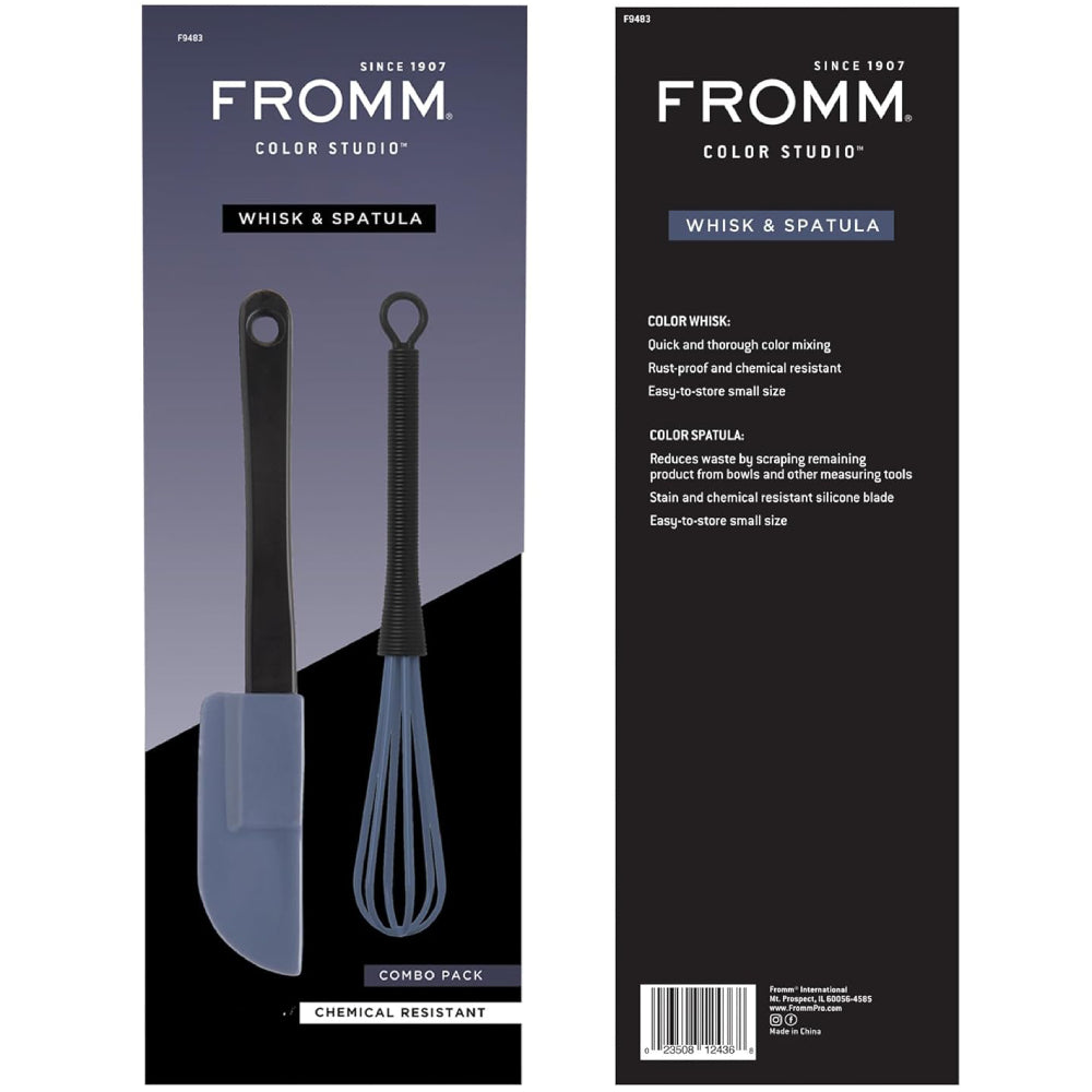 Fromm Colorful Whisk and Spatula Set - A Must - Have for Mixing!