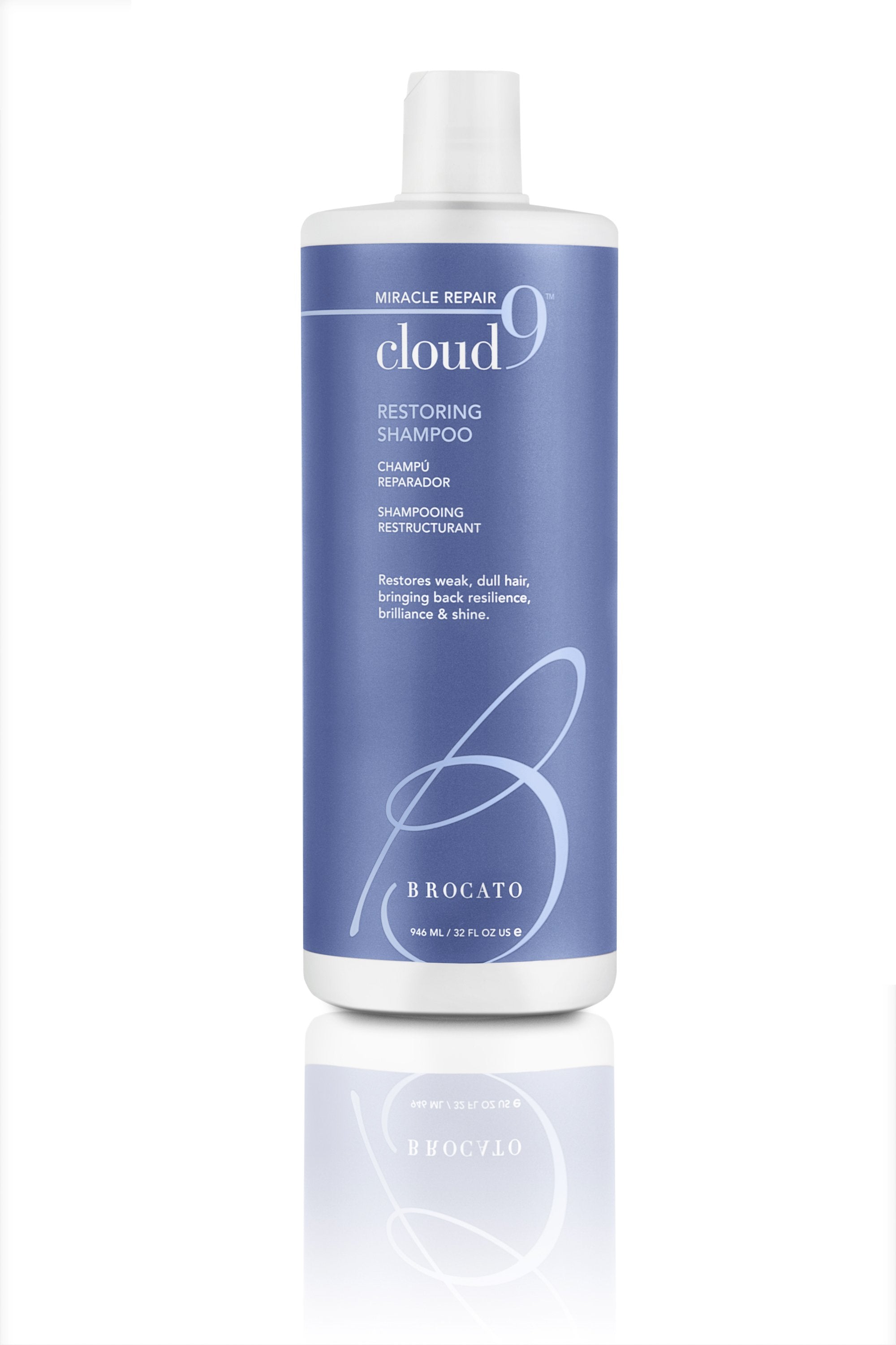 BROCATO CLOUD 9 MIRACLE REPAIR SHAMPOO - 32 OZ