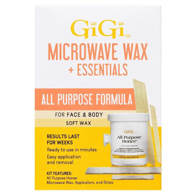 GiGi Microwave Wax + Essentials Kit: Your Ultimate At-Home Hair Removal Solution