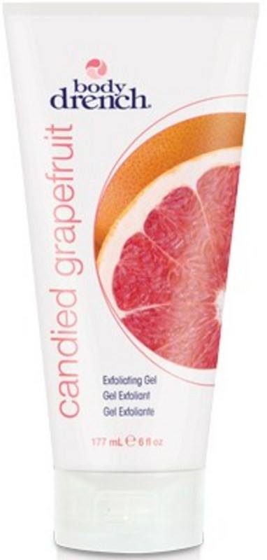 BODY DRENCH FRUITY TREAT: ENCHANTING CANDIED GRAPEFRUIT EXFOLIATING GEL - 6 OZ