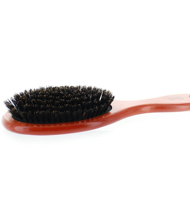 Luxurious Elegant Brush #467 Anti-Static Large Oval Boar Cushion Brush