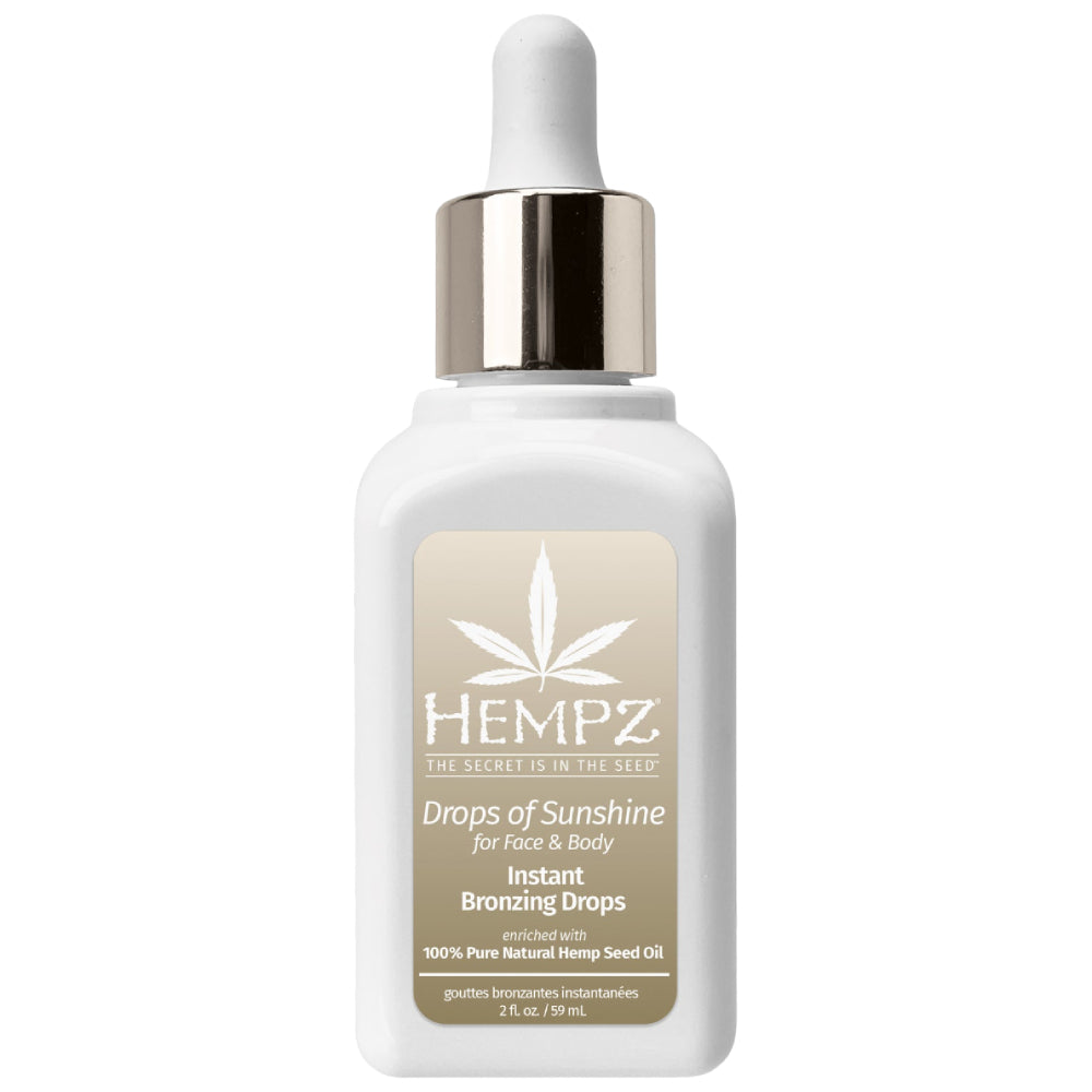 Hempz Drops of Sunshine: Instant Glowing Bronzing Drops for Face and Body (2 oz)