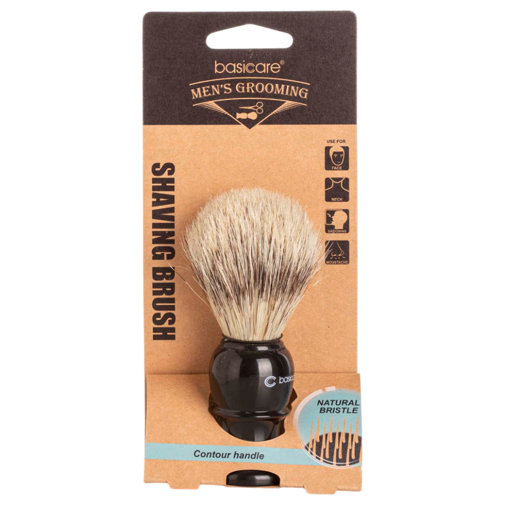 Indulge in Luxury: Basic Care Natural Bristles Shaving Brush