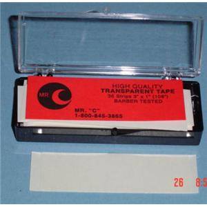 Amazing MR C Transparent Strip Tape - 36 Rolls, 1-Inch Wide!