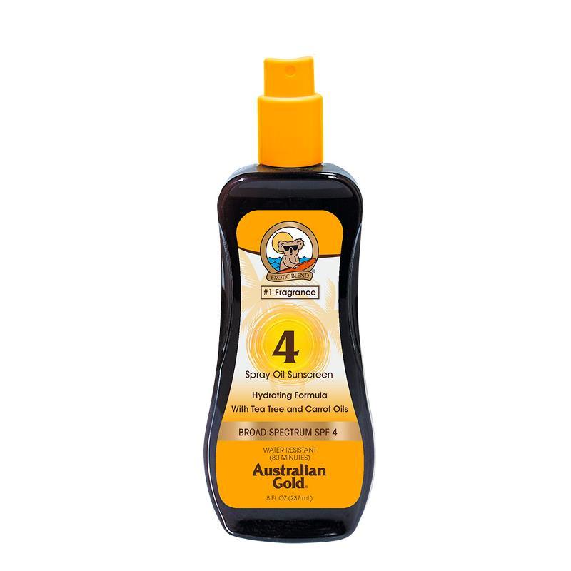 Australian Gold 8 oz SPF 4 Spray Oil Sunscreen - Cocoa Dreams