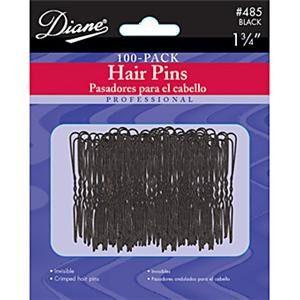 Gorgeous Diane Black Hair Pins - 1 3/4 Inches, 100 Count Pack!