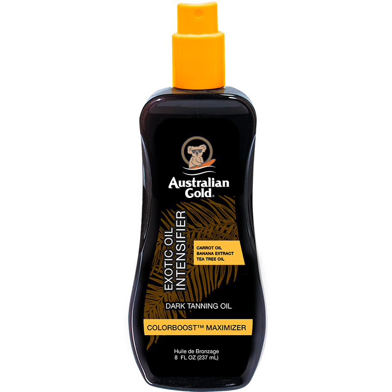 Australian Gold 8 oz Exotic Tanning Oil Spray - Dive into Cocoa Dreams!