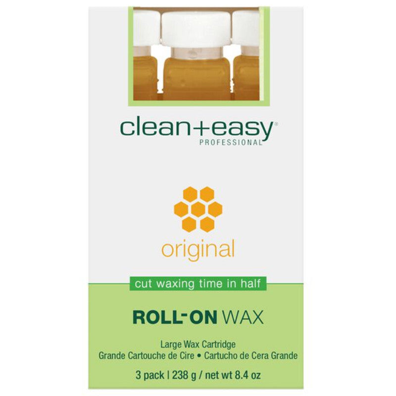 Clean and Easy Large Original Wax Refill Trio Pack - Get Smooth Now!