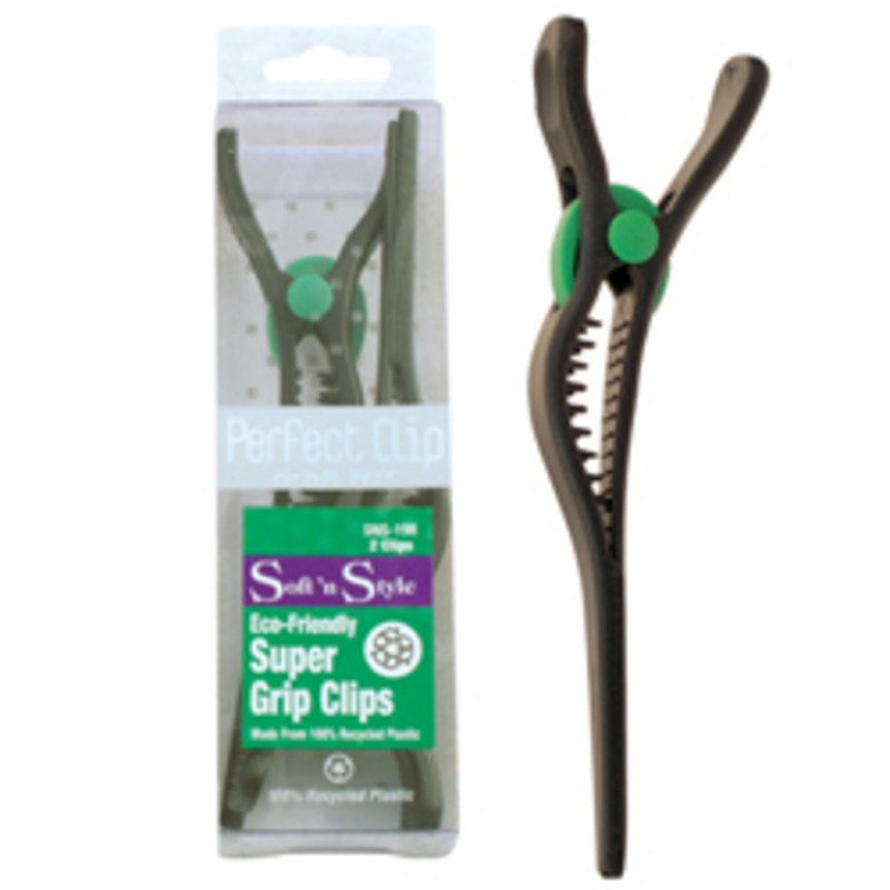 Soft N Style's Amazing Eco-Friendly 5.5-Inch Super Grip Hair Clips