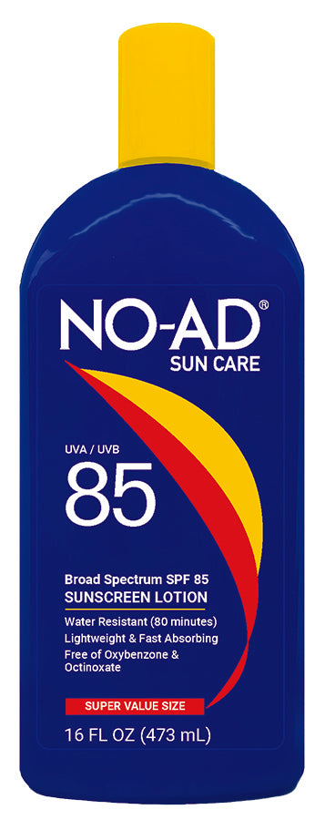 NO AD High-Protection SPF85 Sunscreen Lotion - 16 oz