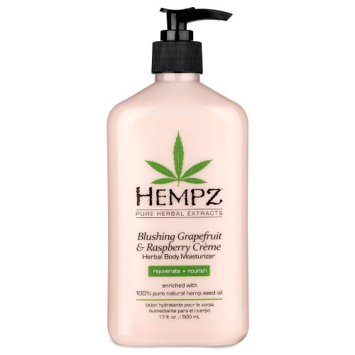Hempz Blushing Grapefruit + Raspberry Creme: Luscious Herbal Body Moisturizer (17 Oz)