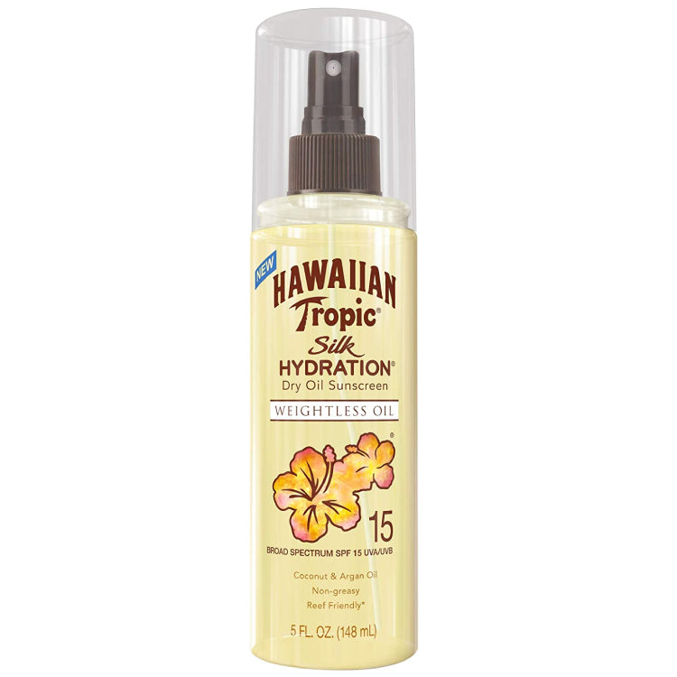 Hawaiian Tropic Silk Hydrating Dry Oil Mist - 5 oz